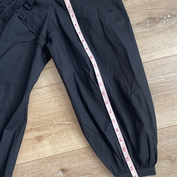 NWT ZARA Voluminous Sleeve Poplin Mini Dress Size M - Picture 12 of 15